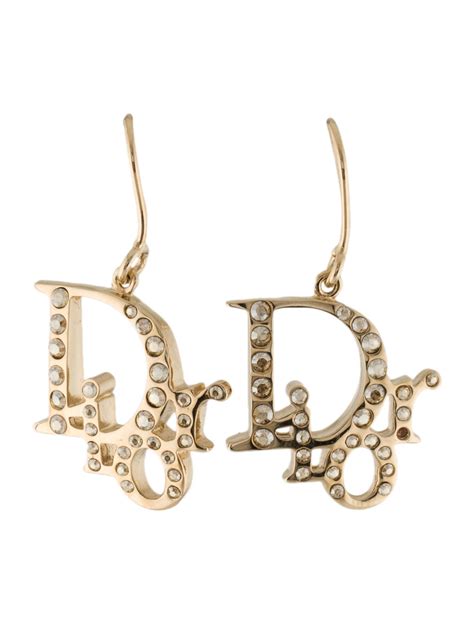 dior logo drop earrings aliexpress|Dior earrings .